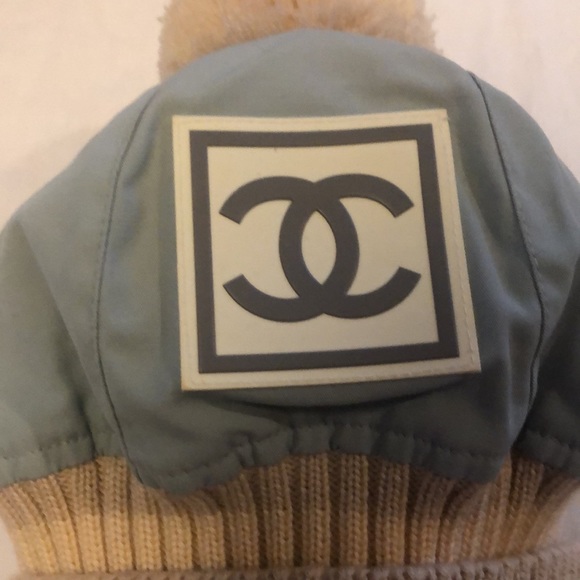 Chanel beanie hat like new. Clean w no spots. - Picture 2 of 8